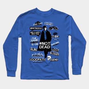 Sherlock quotes Long Sleeve T-Shirt